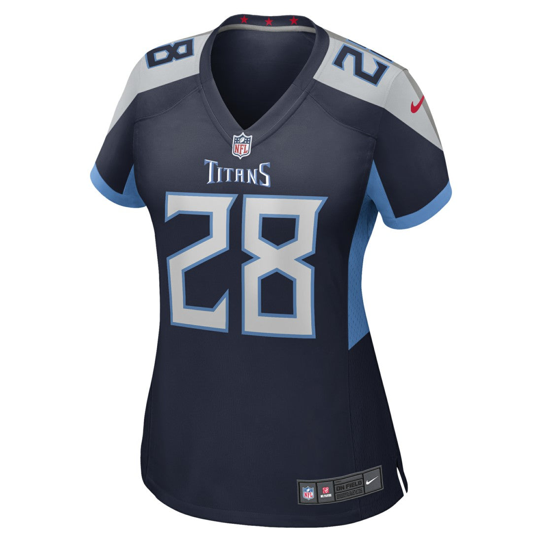 Chris Johnson Tennessee Titans Women's Retired Player Game Jersey - Navy