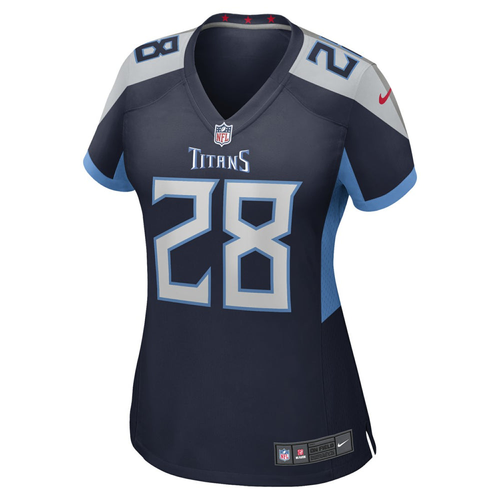 Chris Johnson Tennessee Titans Women's Retired Player Game Jersey - Navy