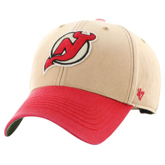 New Jersey Devils '47 Dusted Sedgwick MVP Adjustable Hat Khaki/Red