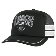 Los Angeles Kings '47 Sideband Stripes Trucker Snapback Hat Black
