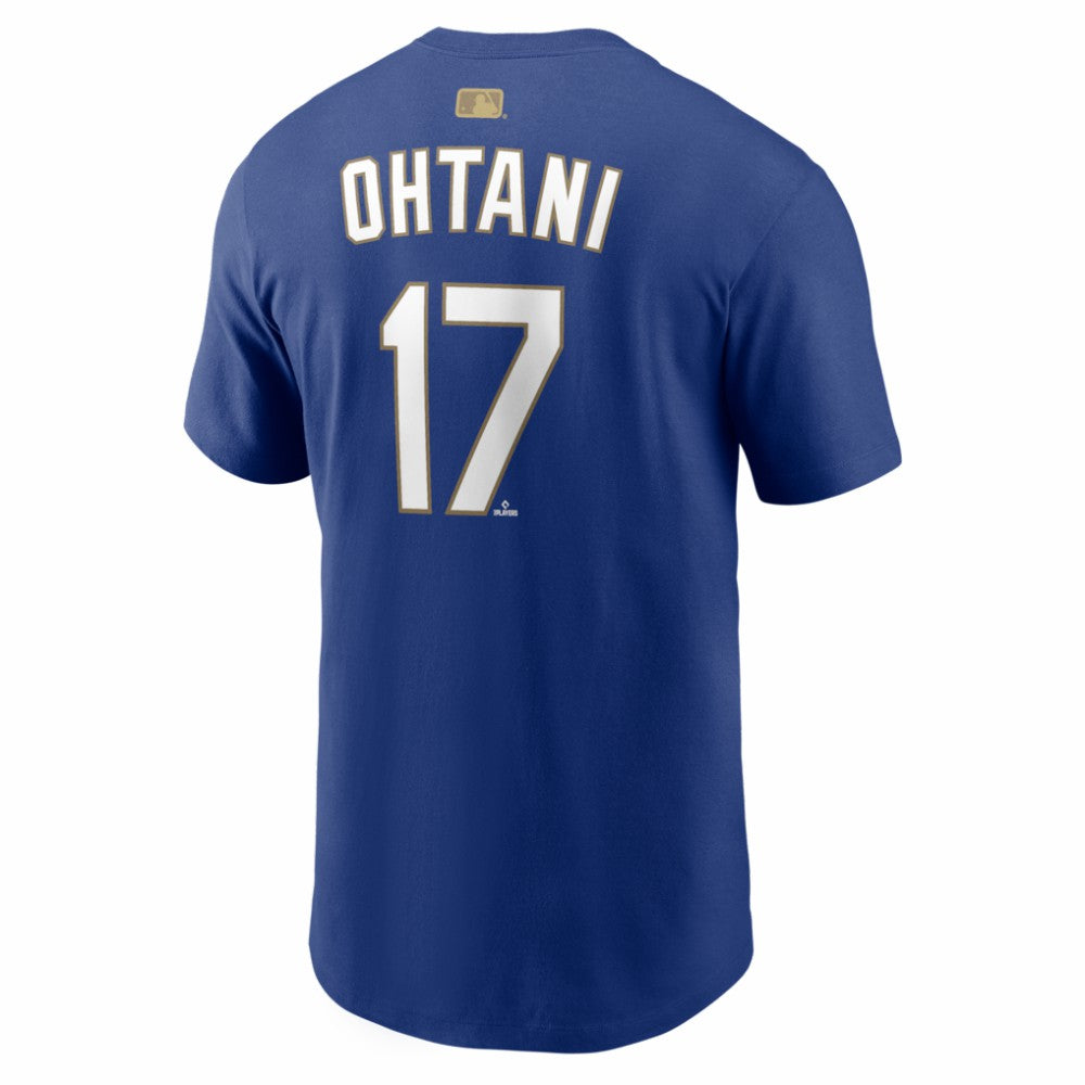 Shohei Ohtani Los Angeles Dodgers 2026 Gold Collection Name & Number T-Shirt Royal | Nike