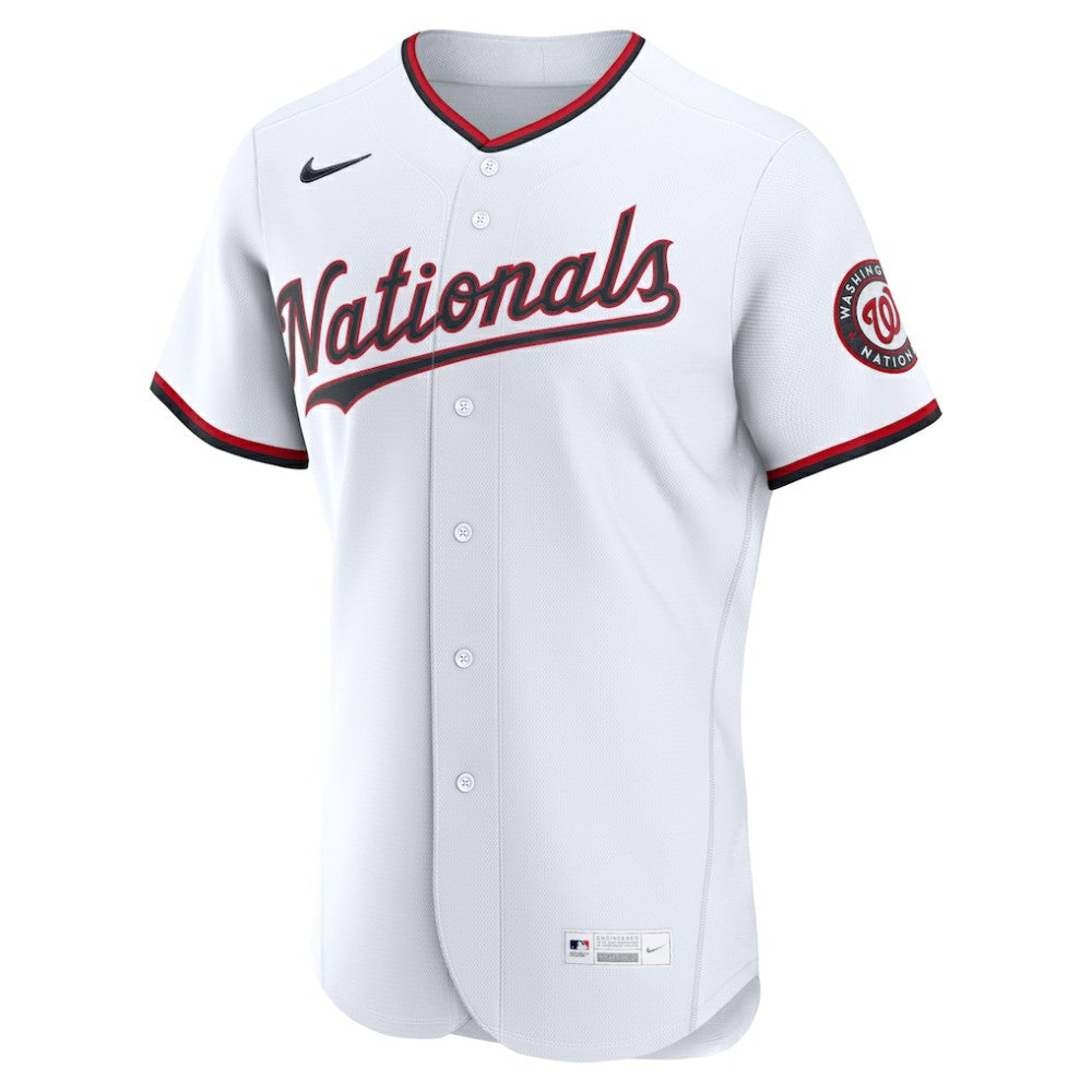 Washington Nationals Home Authentic Custom Jersey - White