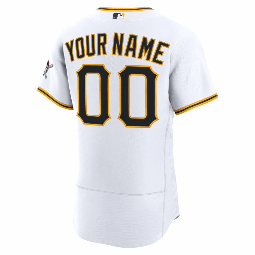 Pittsburgh Pirates Home Authentic Custom Jersey White | Nike