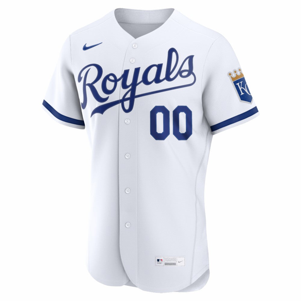 Kansas City Royals Home Authentic Custom Jersey White | Nike