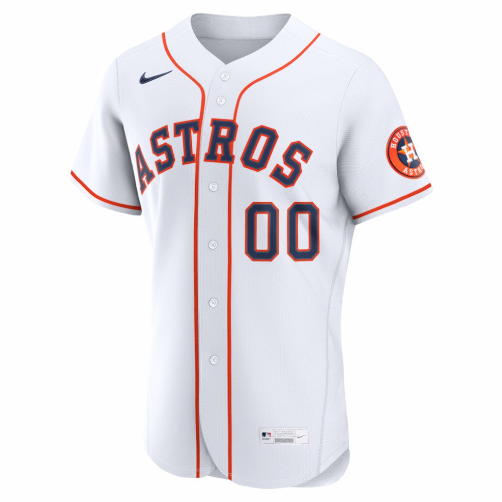 Houston Astros Home Authentic Custom Jersey White | Nike