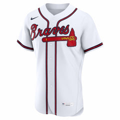 Atlanta Braves Home Authentic Custom Jersey White | Nike