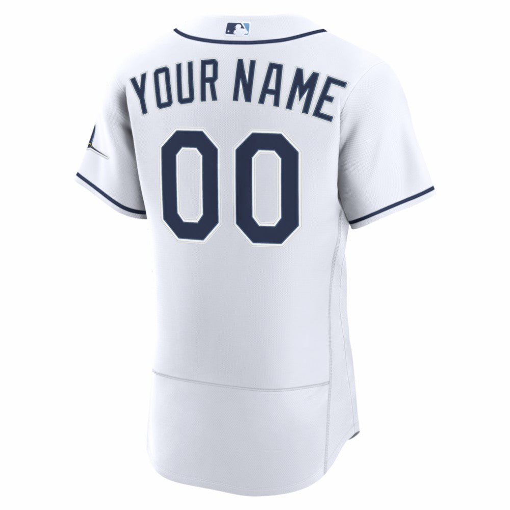 Tampa Bay Rays Home Authentic Custom Jersey White | Nike