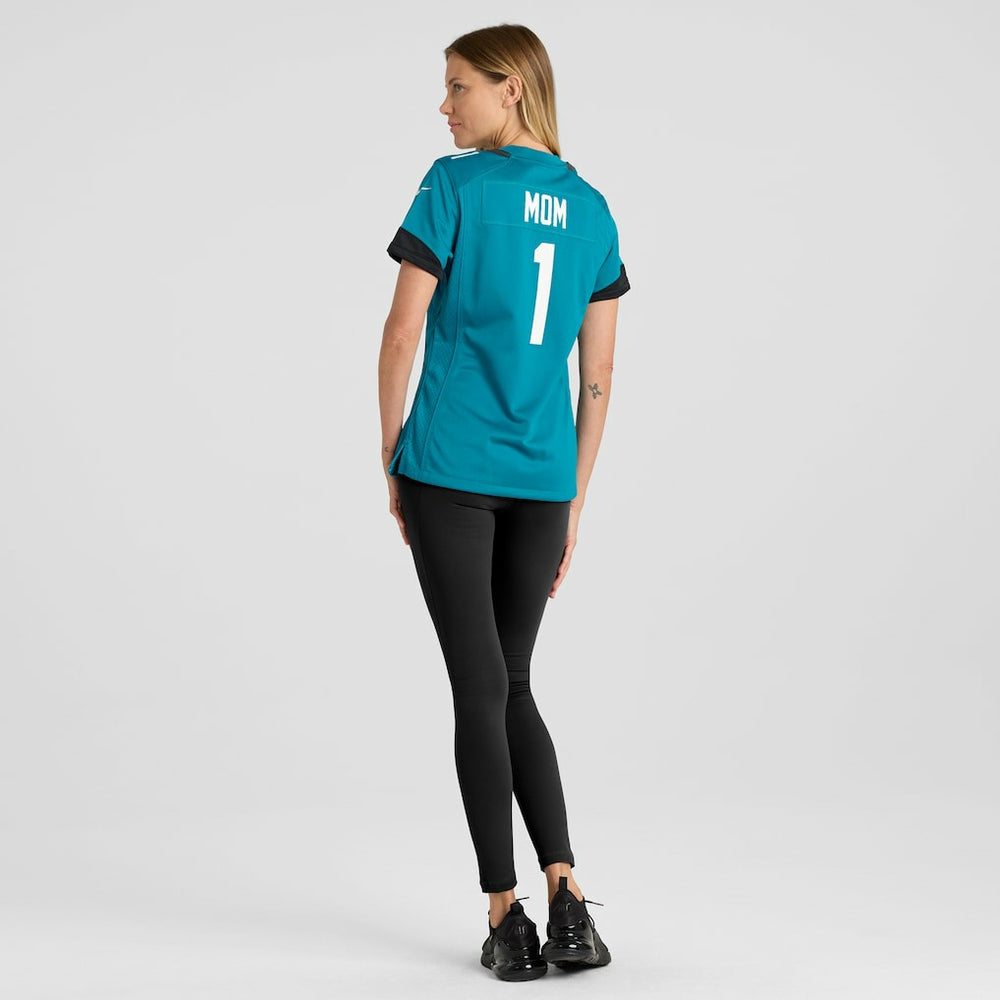 Number 1 Mom Jacksonville Jaguars Women's Game Jersey - Teal