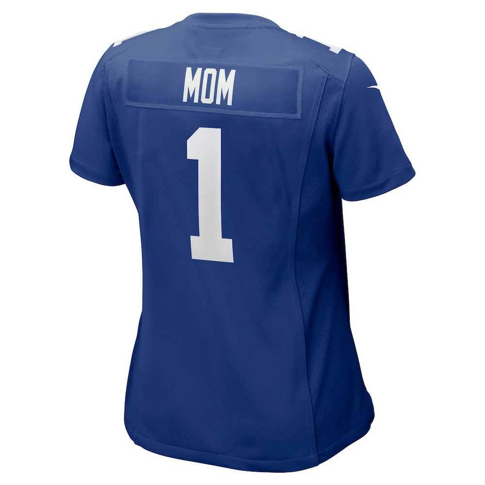 Number 1 Mom New York Giants Women's Game Jersey - Royal