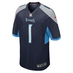 Number 1 Dad Tennessee Titans Game Jersey - Navy