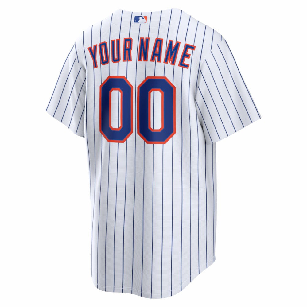 New York Mets Home Replica Custom Jersey White | Nike