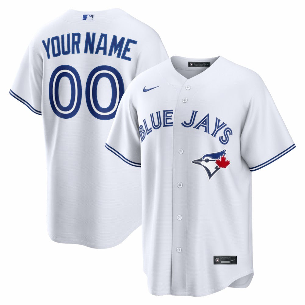 Toronto Blue Jays Home Replica Custom Jersey - White