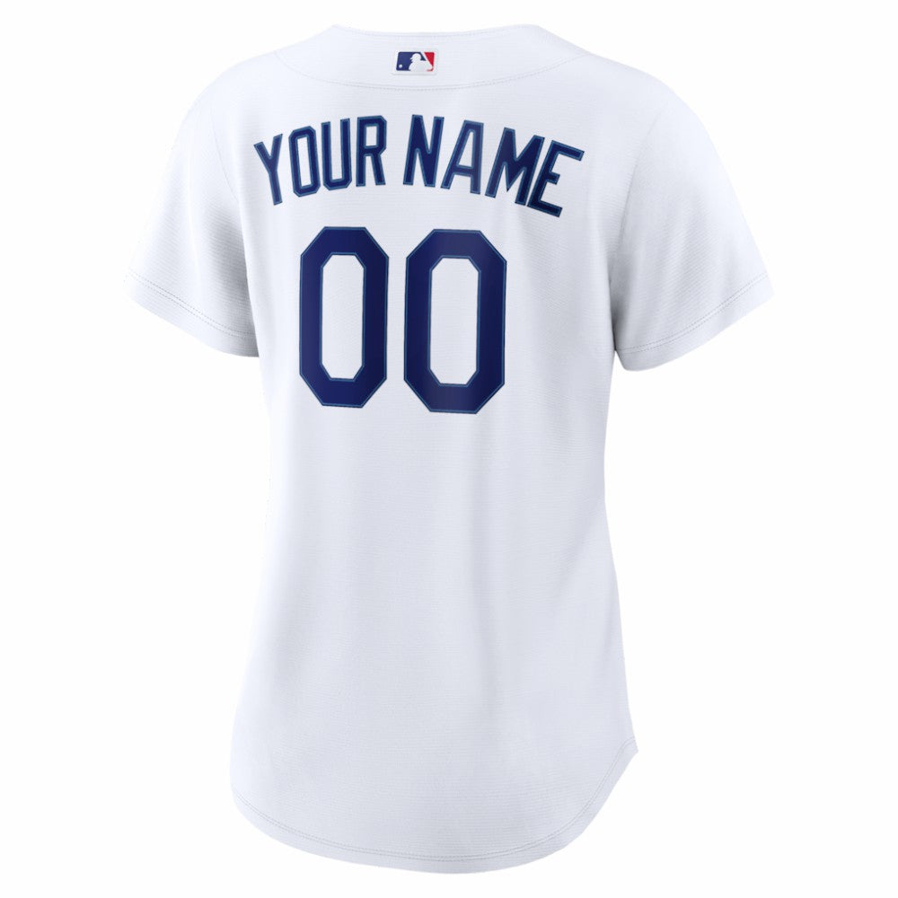 Los Angeles Dodgers Women's Home Replica Custom Jersey White | Nike