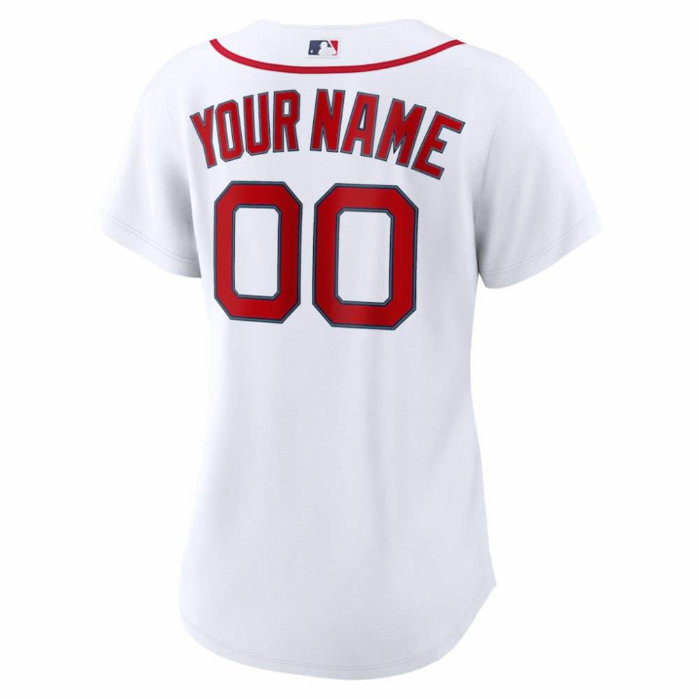 Boston Red Sox Women's Home Replica Custom Jersey White | Nike