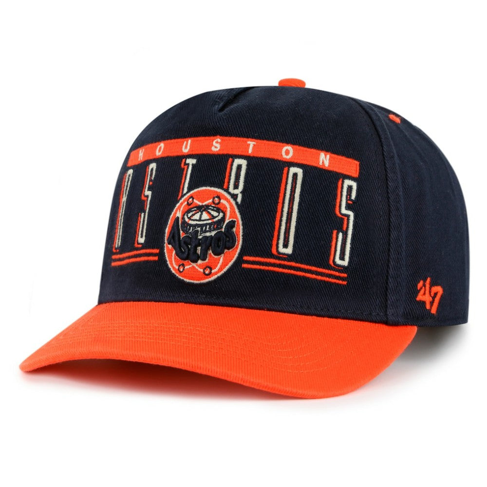 Houston Astros  Double Headed Baseline Hitch Adjustable Hat Navy | 47 brand