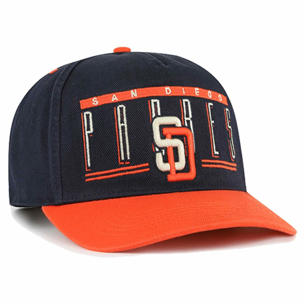 San Diego Padres  Double Headed Baseline Hitch Adjustable Hat Navy | 47 brand