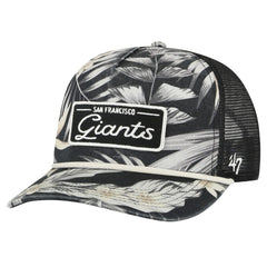 San Francisco Giants Tropicalia Trucker Hitch Adjustable Hat Black | 47 brand