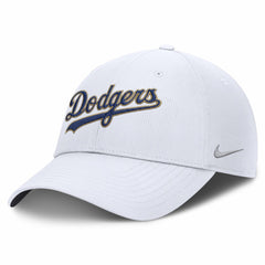 Los Angeles Dodgers 2026 Gold Collection Ripstop Adjustable Hat White | Nike