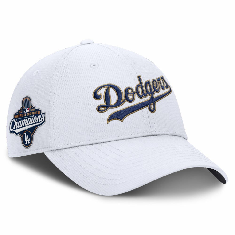 Los Angeles Dodgers 2026 Gold Collection Ripstop Adjustable Hat White | Nike