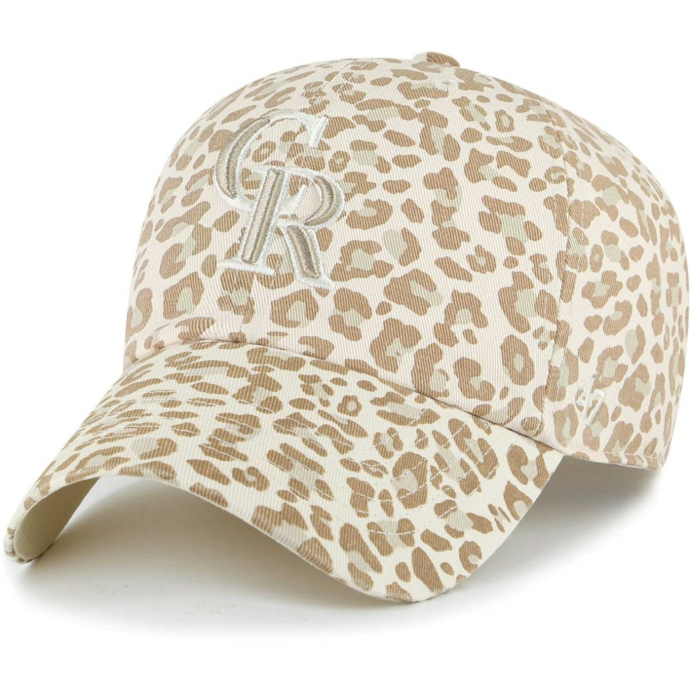 Colorado Rockies Women's Panthera Clean Up Adjustable Hat Natural | 47 brand