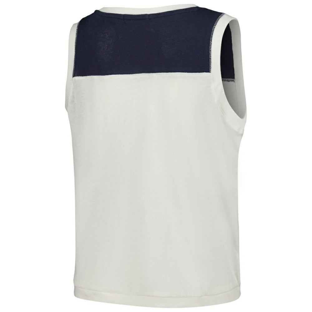 Atlanta Braves Women's Premier Zoey Waist Length Tank Top White | 47 brand
