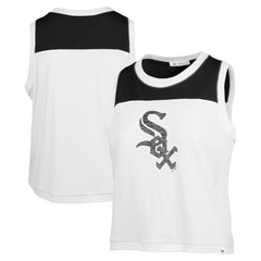 Chicago White Sox Women's Premier Zoey Waist Length Tank Top White | 47 brand