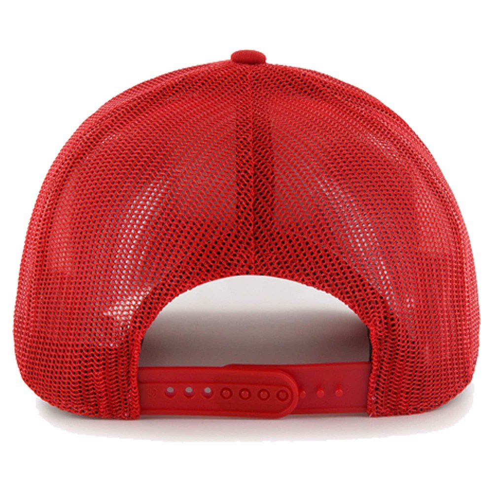 Los Angeles Angels Squad Trucker Adjustable Hat Red | 47 brand