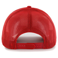 Los Angeles Angels Squad Trucker Adjustable Hat Red | 47 brand
