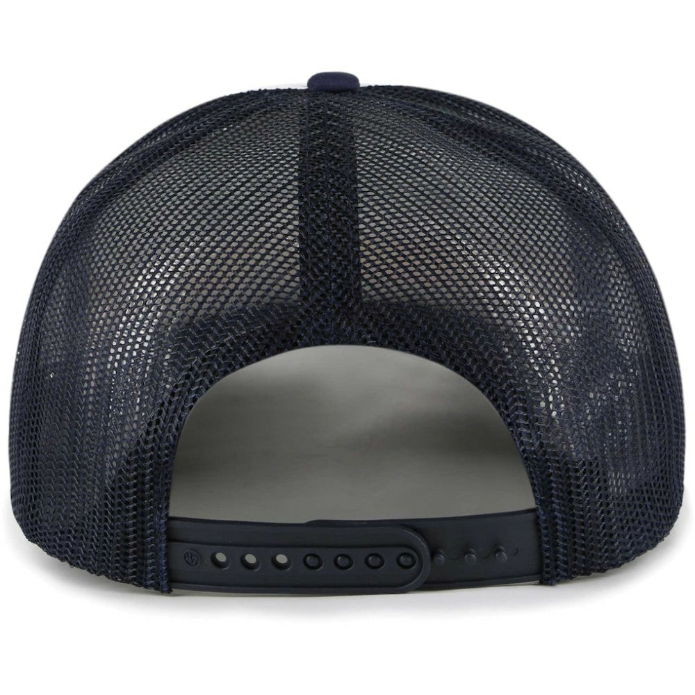 Atlanta Braves Lift Off Foam Front Mesh Trucker Adjustable Hat Navy | 47 brand