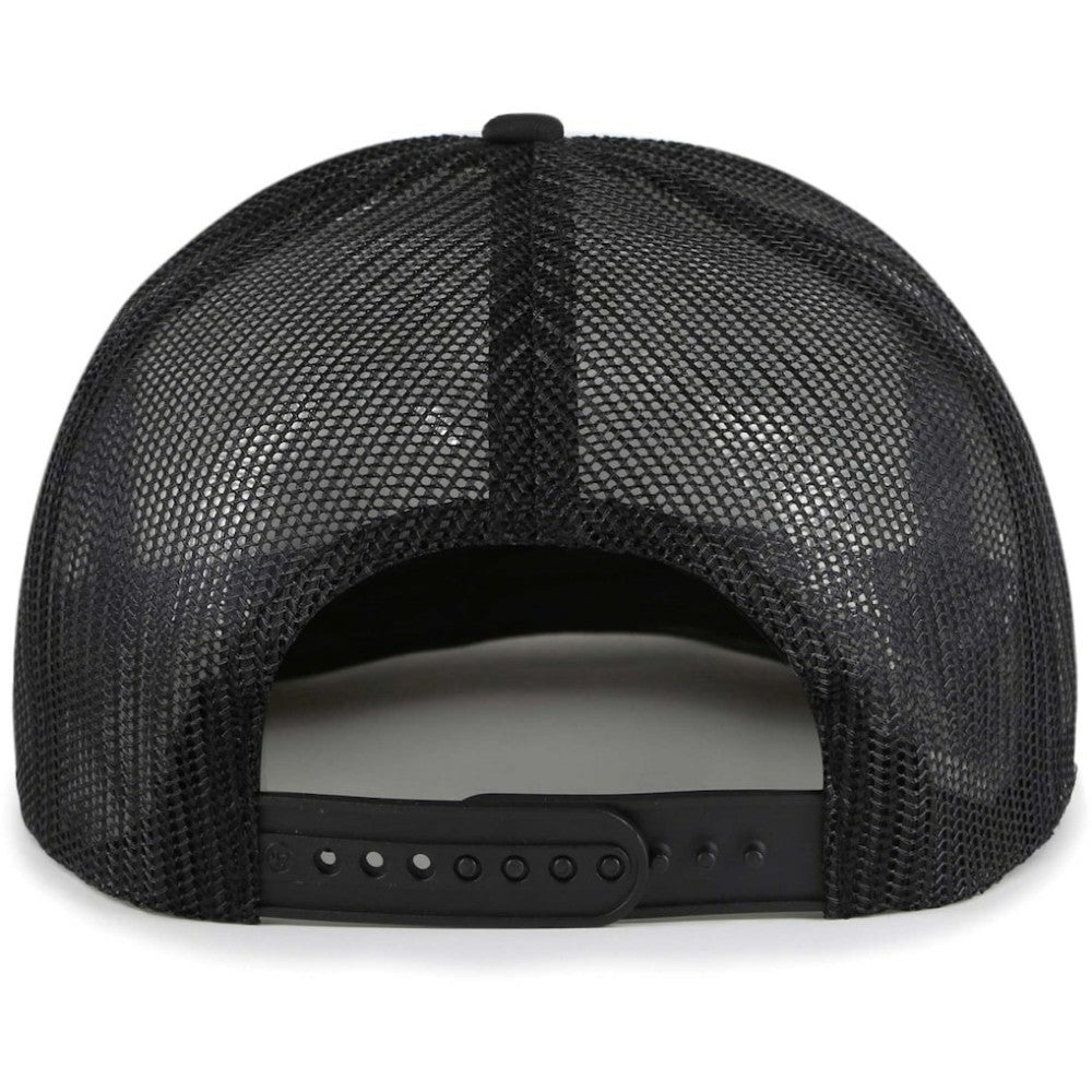 Chicago White Sox Lift Off Foam Front Mesh Trucker Adjustable Hat Black | 47 brand