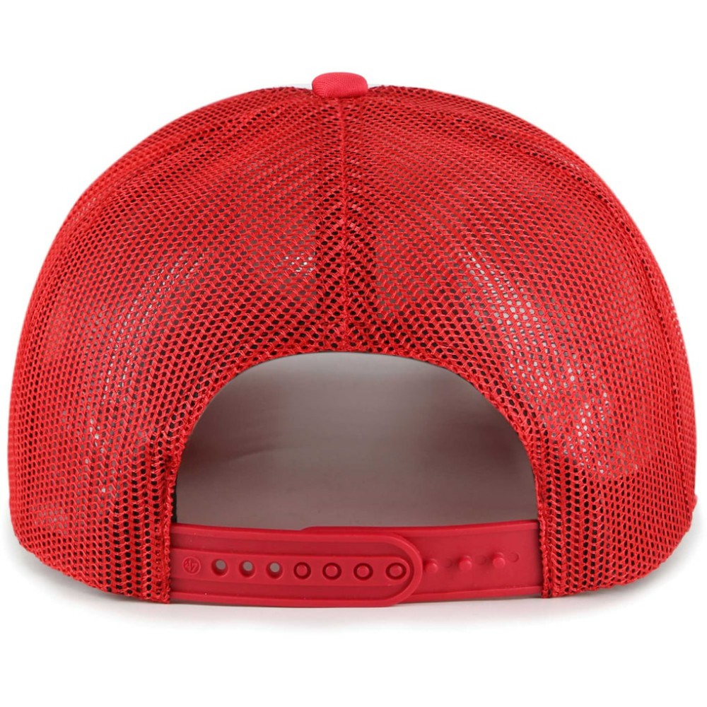 Cincinnati Reds Lift Off Foam Front Mesh Trucker Adjustable Hat Red | 47 brand