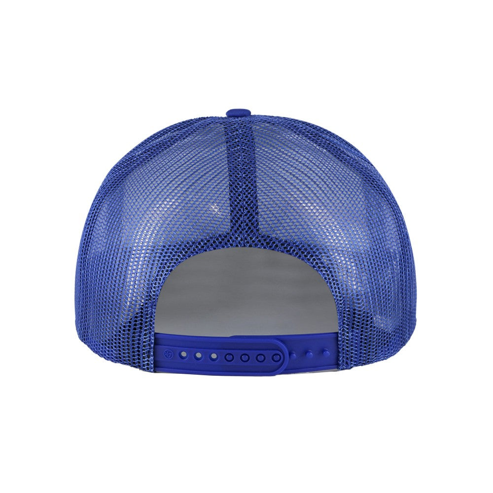 Los Angeles Dodgers Lift Off Foam Front Mesh Trucker Adjustable Hat Royal | 47 brand