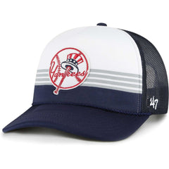 New York Yankees Lift Off Foam Front Mesh Trucker Adjustable Hat Navy | 47 brand