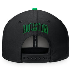 Houston Astros Lucky Snapback Hat Black/Kelly Green