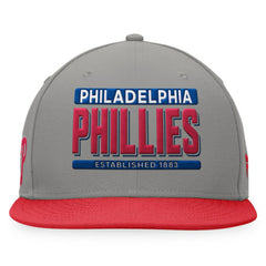 Philadelphia Phillies Line Drive Two-Tone Snapback Hat Gray/Red