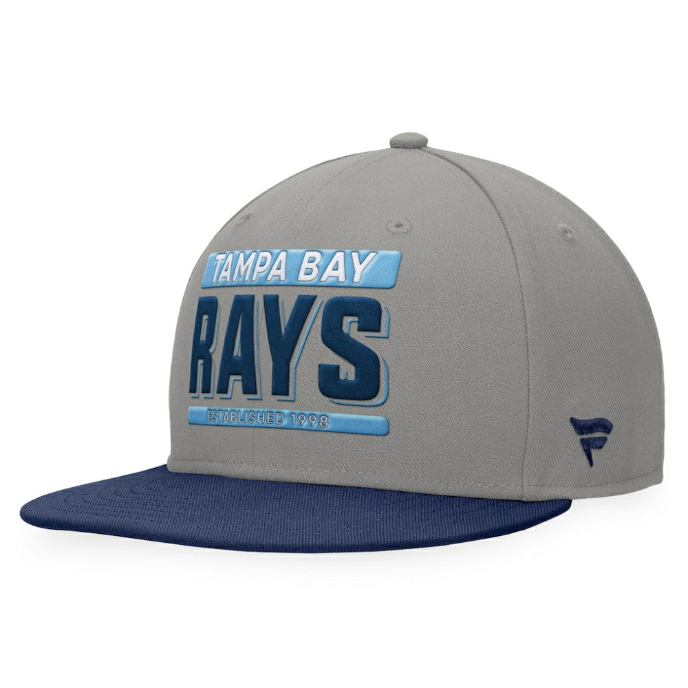 Tampa Bay Rays Line Drive Two-Tone Snapback Hat Gray/Navy