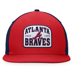 Atlanta Braves Cycle Snapback Hat Red/Navy