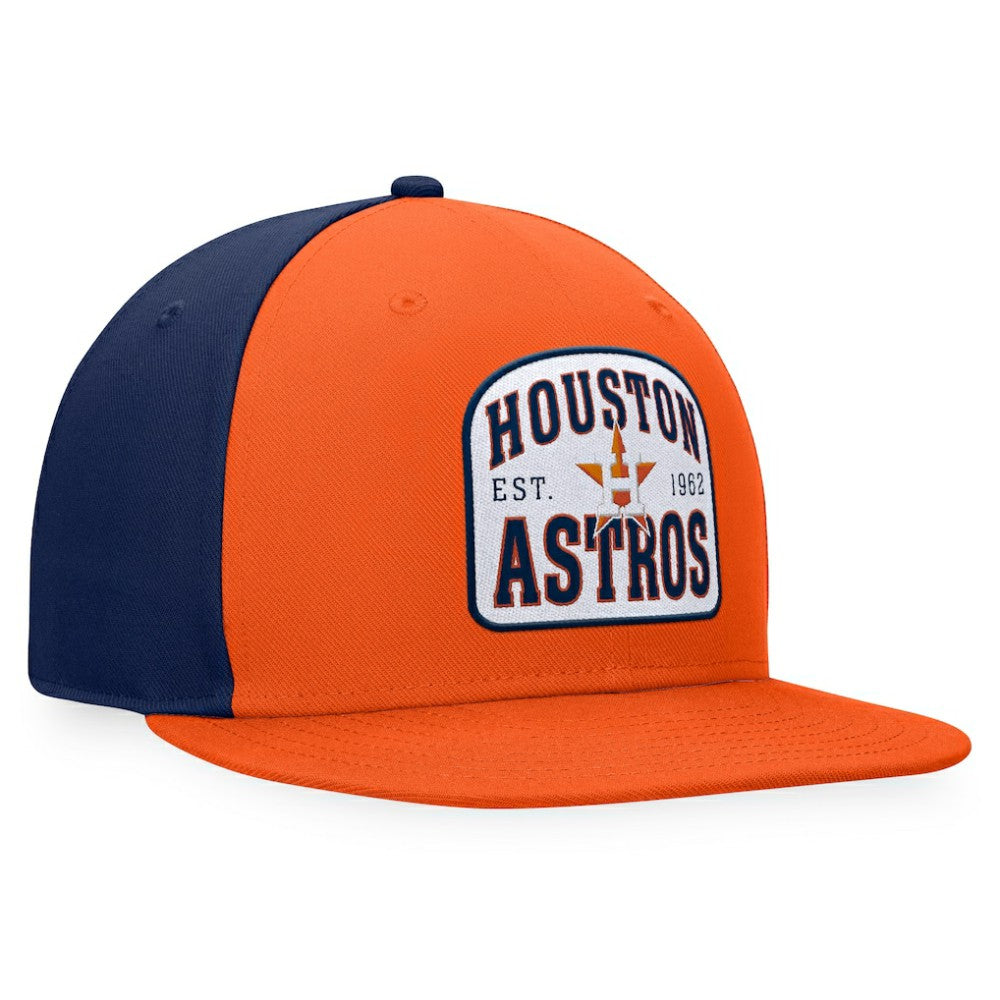 Houston Astros Cycle Snapback Hat Orange/Navy