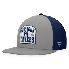 New York Yankees Cycle Snapback Hat Gray/Navy