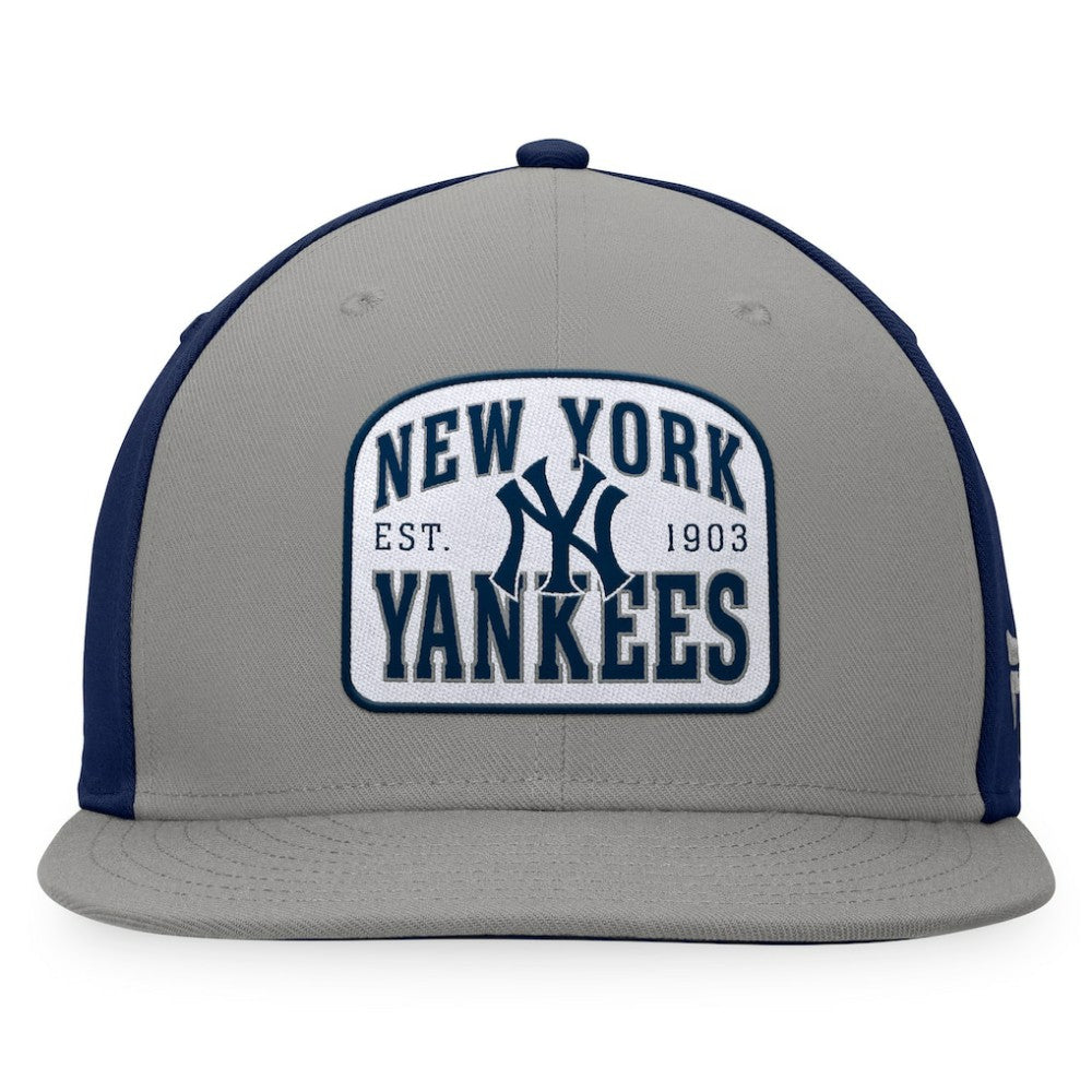 New York Yankees Cycle Snapback Hat Gray/Navy