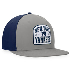 New York Yankees Cycle Snapback Hat Gray/Navy