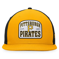 Pittsburgh Pirates Cycle Snapback Hat Gold/Black