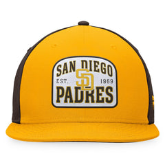 San Diego Padres Cycle Snapback Hat Gold/Brown
