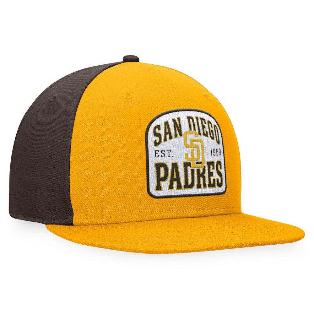 San Diego Padres Cycle Snapback Hat Gold/Brown