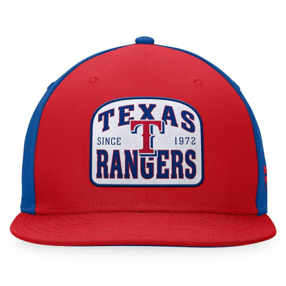 Texas Rangers Cycle Snapback Hat Red/Royal