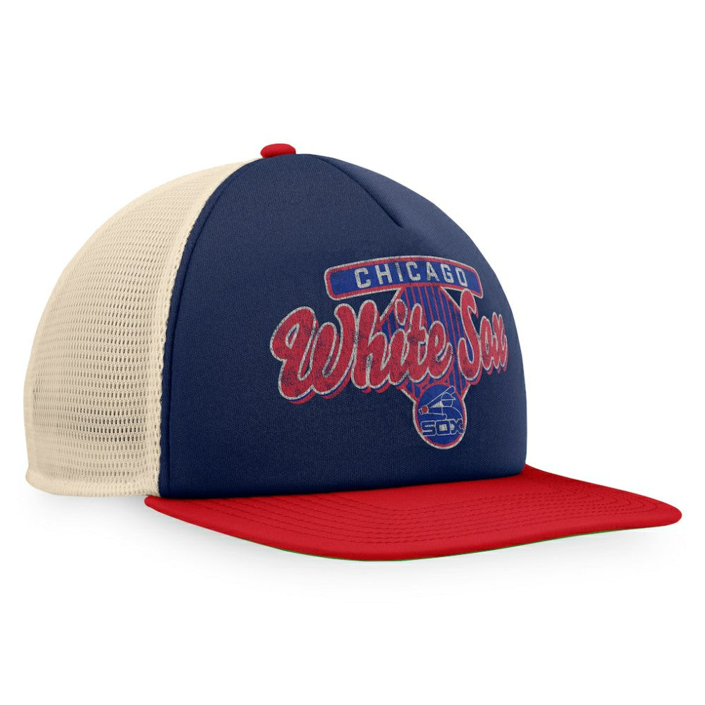 Chicago White Sox Cooperstown Collection Talley Foam Trucker Snapback Hat Navy/Red
