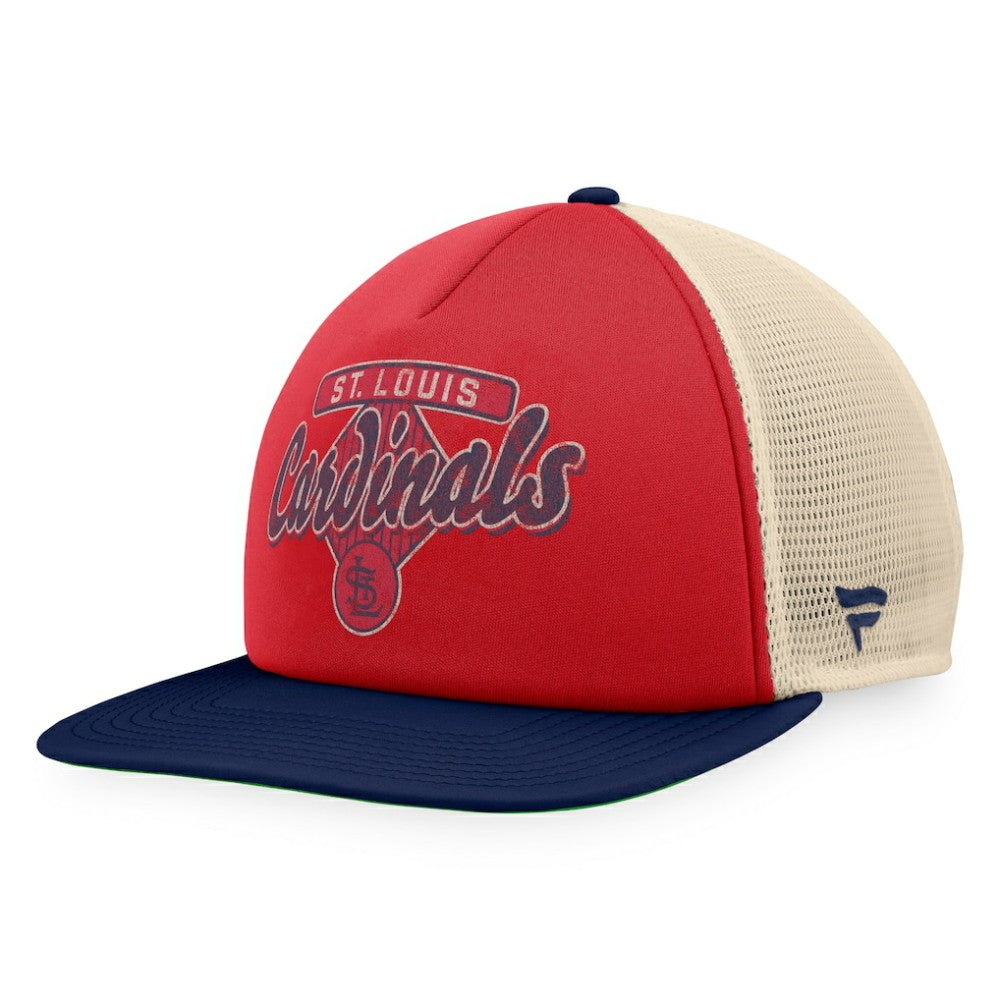 St. Louis Cardinals Cooperstown Collection Talley Foam Trucker Snapback Hat Red/Navy