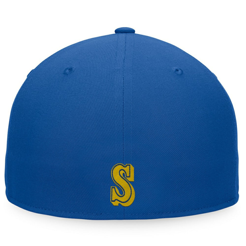Seattle Mariners Cooperstown Collection Hurler Fitted Hat Royal