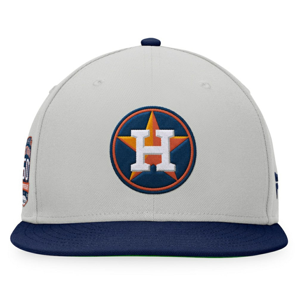 Houston Astros Glory Days Two-Tone Snapback Hat Gray/Navy
