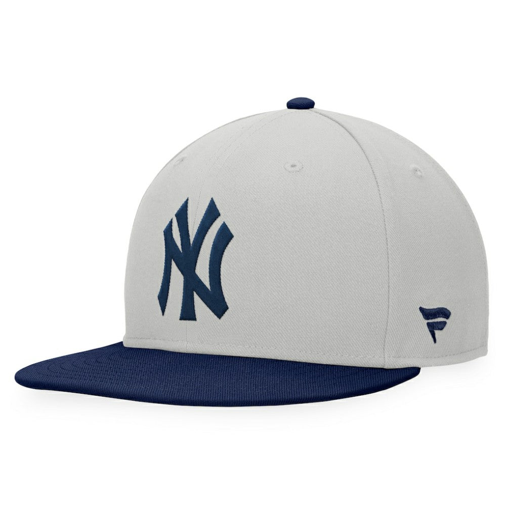 New York Yankees Glory Days Two-Tone Snapback Hat Gray/Navy